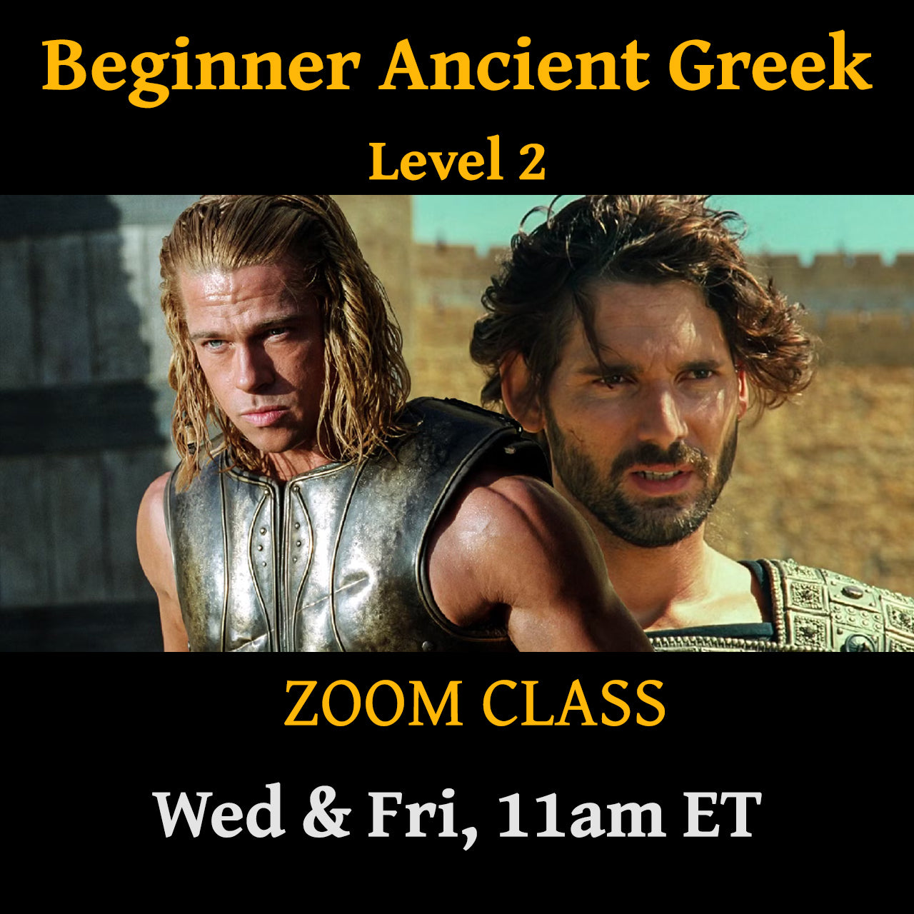 Beginner Ancient Greek Level 2, Wed & Fri 11am ET
