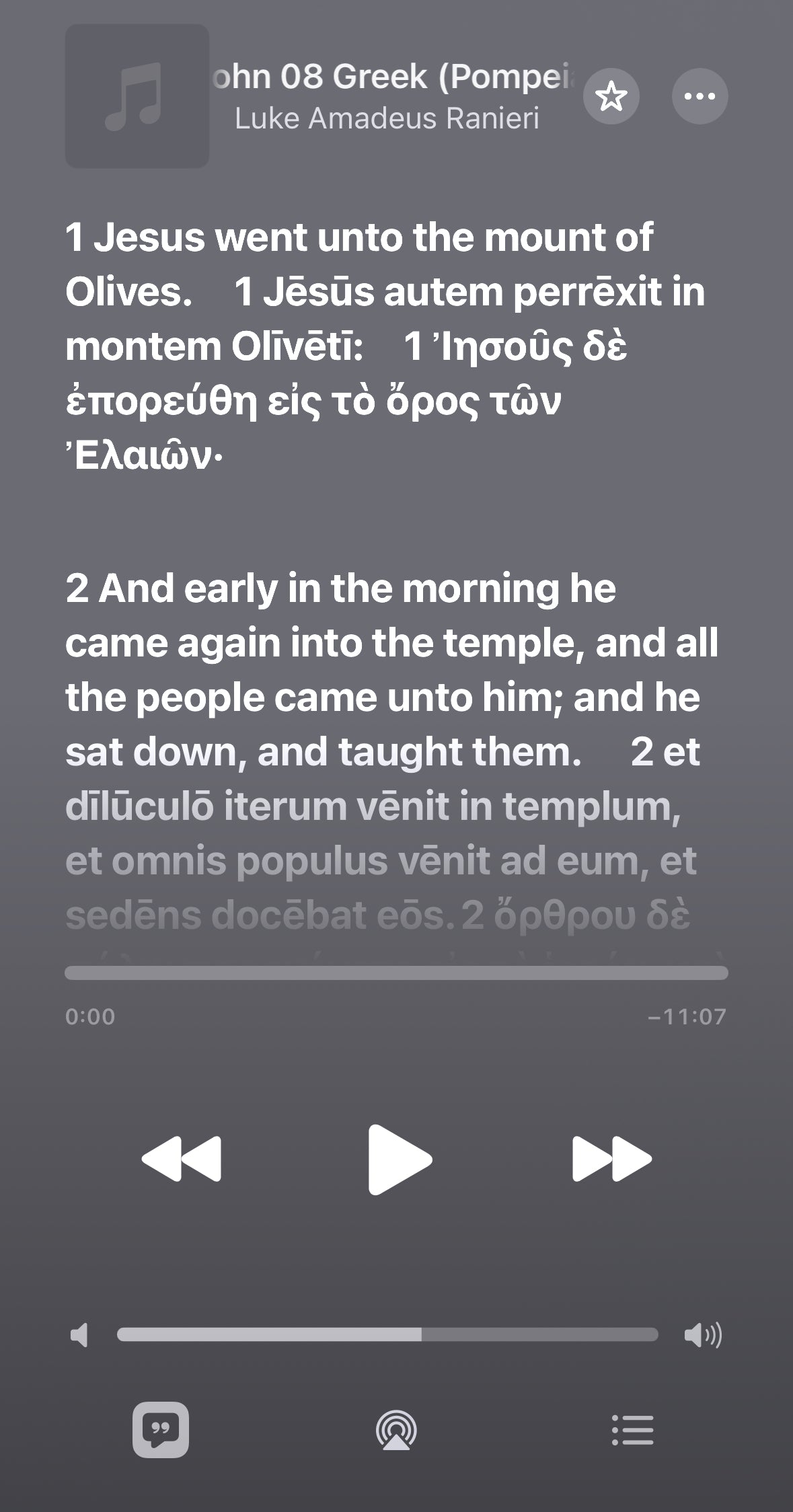 Gospel of John English-Latin-Greek Trilingual Audiobook & Text, SECOND EDITION (updated MAR. 2024)