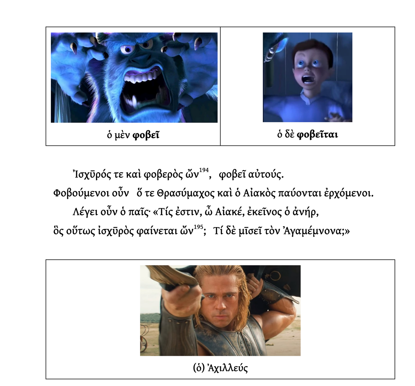 Beginner Ancient Greek Level 2, Mon 6am ET